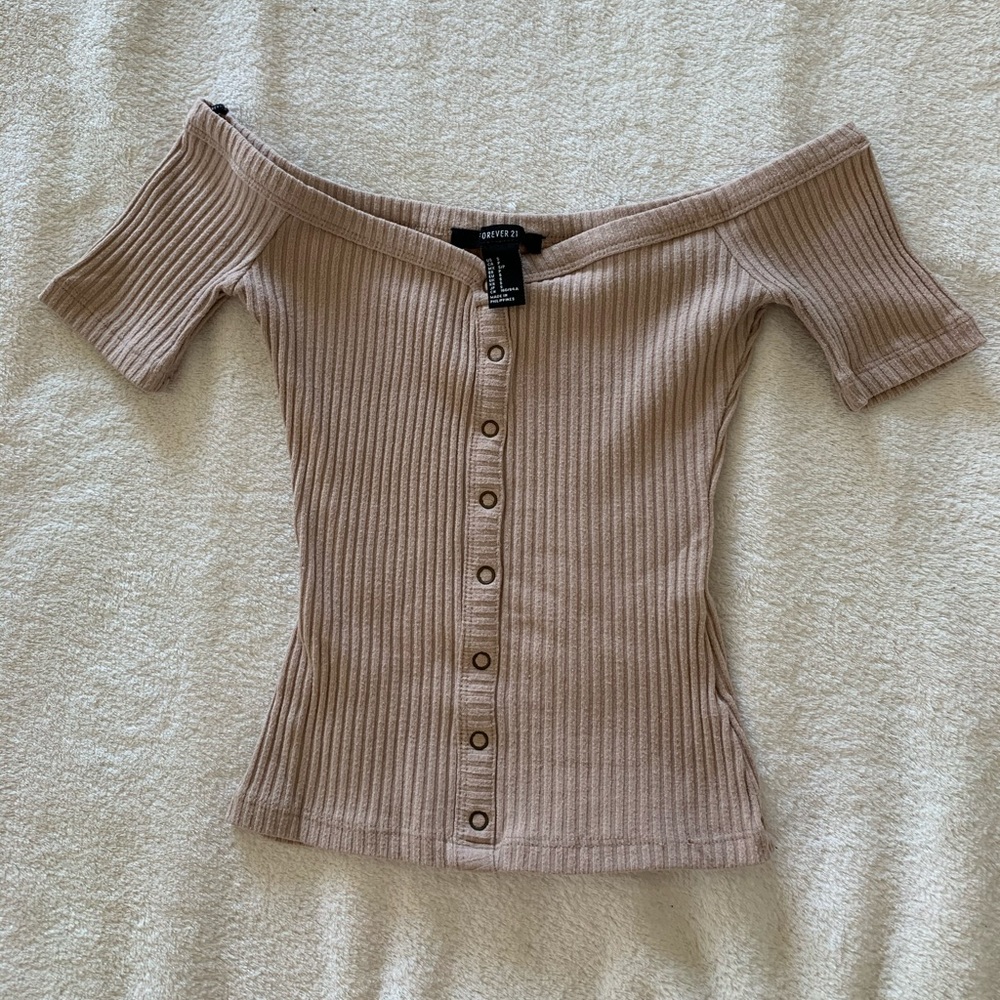 Forever 21 off the shoulder top